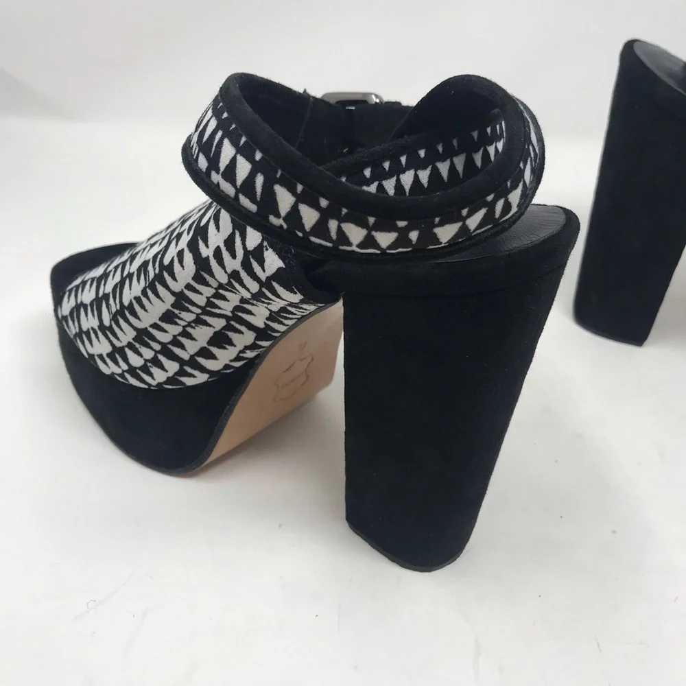 Manaola black wedge heels new size 6 - Picture 3 of 8